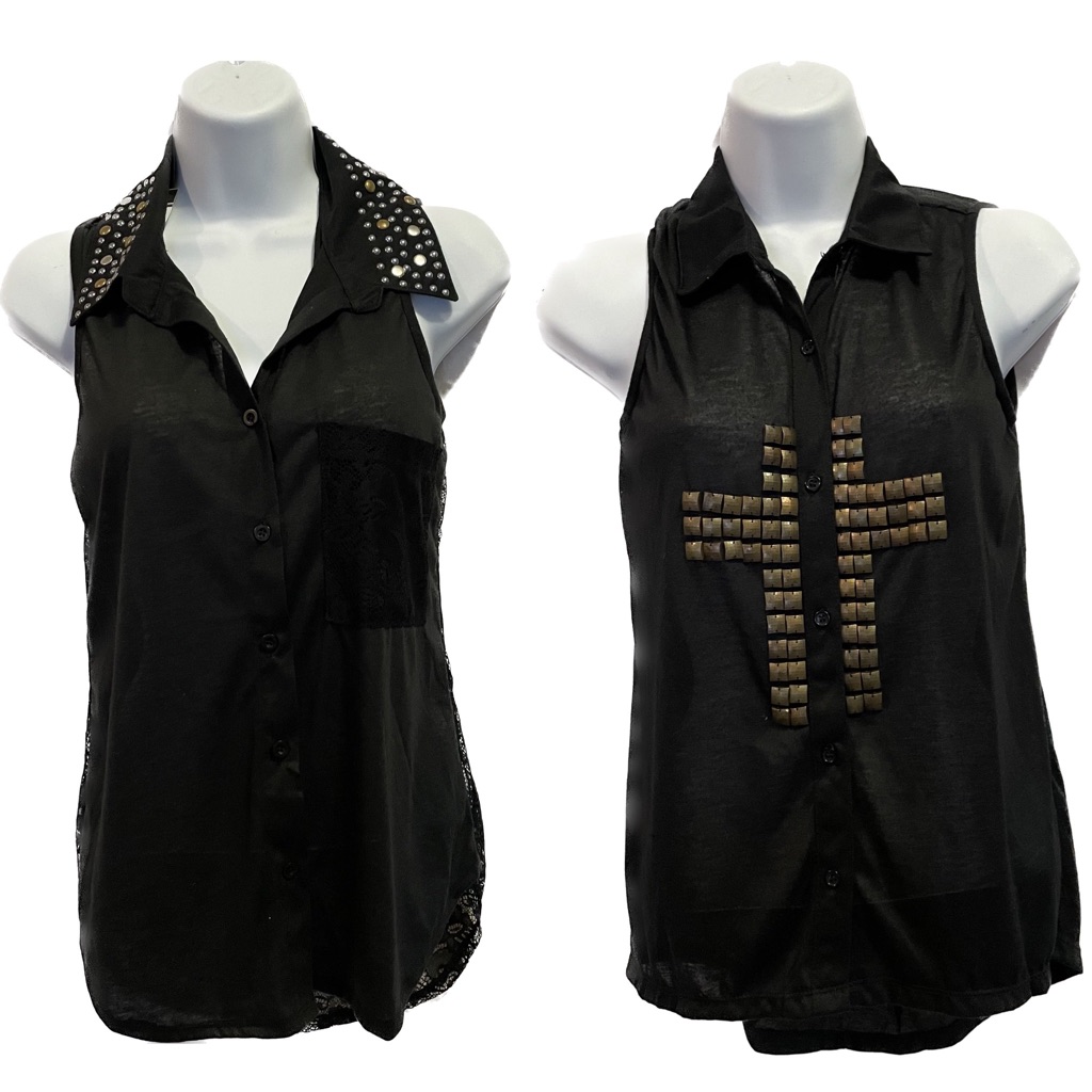 Bundle Rue 21 Black Button Downs